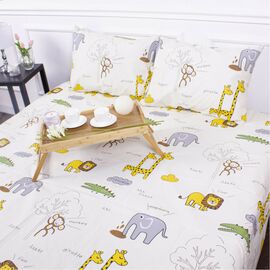 Простынь MirSon Бязь 17-0132 Lion King 220x240 см (2200005590638)