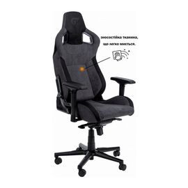 Крісло ігрове GT Racer X-8005 Dark Gray/Black Suede
