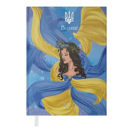 Еженедельник Buromax датированный 2024 FREE, А5 желтый (BM.2166-08)