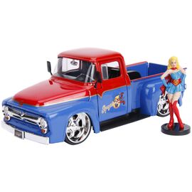 Машина Jada металева Комікси DC Супердівчина Форд F-100 1956 з фігуркою 1:24 (253255008)