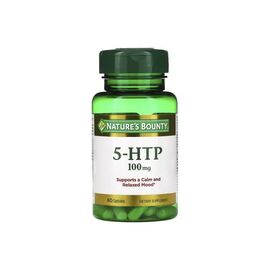 Амінокислота Nature's Bounty 5-HTP (Гідрокситриптофан), 100мг, 60 капсул (NRT-05315)