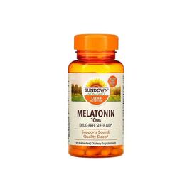 Аминокислота Sundown Мелатонин, 10 мг, Melatonin, Sundown Naturals, 90 капсул (SDN19484)