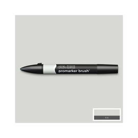 Маркер Winsor&Newton двусторонний Brushmarker, (CG02) Серый холодный 2 (884955042601)