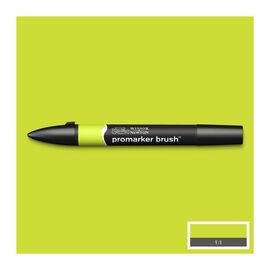 Маркер Winsor&Newton двусторонний Brushmarker, (G178) Зеленый лайм (884955043165)