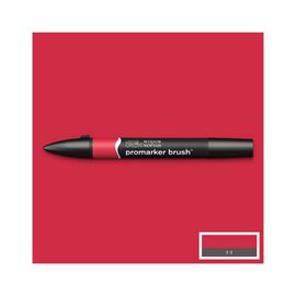 Маркер Winsor&Newton двусторонний Brushmarker, (R665) Красная ягода (884955042793)