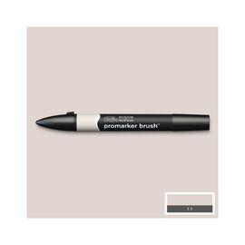Маркер Winsor&Newton двусторонний Brushmarker, (WG01) Серый теплый 1 (884955043035)
