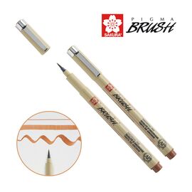 Лайнер Sakura кисть PIGMA Brush, Коричневый (084511352148)