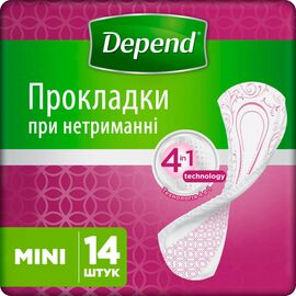 Урологические прокладки Depend Comfort-Protect Mini Pads 14 шт. (5029053561646)