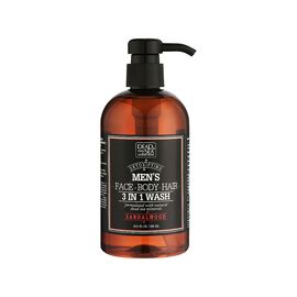 Гель для душа Dead Sea Collection Sandalwood мужской 3 в 1 для тела, волос и лица 500 мл (7290119481446)