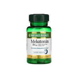 Аминокислота Nature's Bounty Мелатонин, 10 мг, Melatonin, 60 капсул (NRT19491)