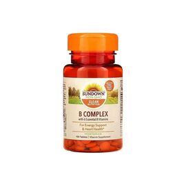 Витамин Sundown Комплекс витаминов B, B-Complex, Sundown Naturals, 100 таблеток (SDN-00601)