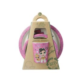 Набір дитячого посуду Stor LOL Surprise - Glam, Bamboo Set (Stor-01255)