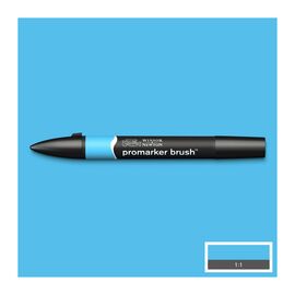 Маркер Winsor&Newton двусторонний Brushmarker, (B137) Небесно-голубой (884955042557)