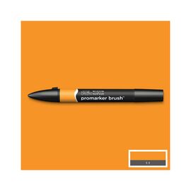 Маркер Winsor&Newton двусторонний Brushmarker, (O567) Янтарный (884955043202)