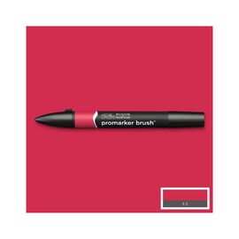 Маркер Winsor&Newton двусторонний Brushmarker, (R455) Рубиновый (884955042816)