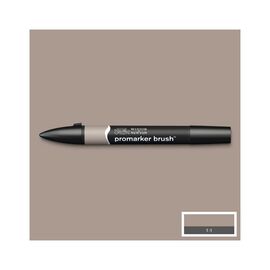 Маркер Winsor&Newton двусторонний Brushmarker, (WG03) Серый теплый 3 (884955043059)