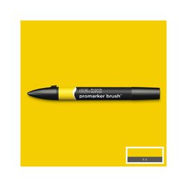 Маркер Winsor&Newton двосторонній Brushmarker, (Y367) Канарковий (884955043110)