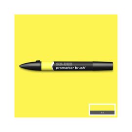 Маркер Winsor&Newton двусторонний Brushmarker, (Y747) Лимонный (884955043097)