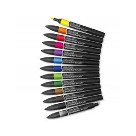Маркер Winsor&Newton двусторонний Brushmarker, (Y828) Лайм светлый (884955047347)