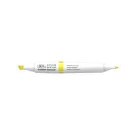 Маркер Winsor&Newton двусторонний Pigment marker (730) Желтый Винзор (884955039717)
