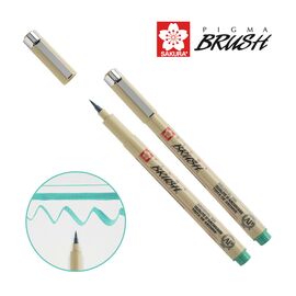 Лайнер Sakura кисть PIGMA Brush, Зеленый (084511352100)