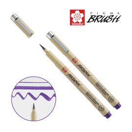Лайнер Sakura кисть PIGMA Brush, Фиолетовый (084511352131)