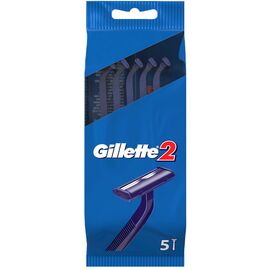 Бритва Gillette 2 одноразовая 5 шт. (3014260282684/3014260287030)