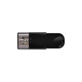 USB флеш накопитель PNY flash 64GB Attache4 Black USB 2.0 (FD64GATT4-EF)