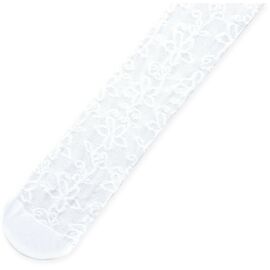 Колготки Bross с цветочками (2803-7-8G-white)