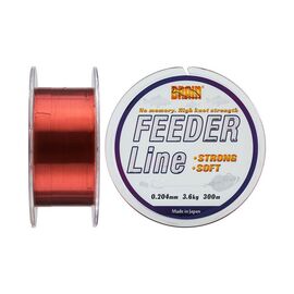 Леска Brain fishing Feeder 300 m 0,204 mm #1.5, 3.6 kg, 7.9 lb, ц.: copper (1858.70.02)