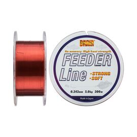 Ліска Brain fishing Feeder 300 m 0,243 mm #2.25, 5.0 kg, 11.0 lb, ц.: copper (1858.70.04)