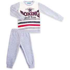 Піжама Matilda велюрова "Boxing" (7605-110B-gray)