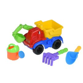 Игрушка для песка Same Toy с Экскаватором 4шт красный (HY-1810WUt-1)