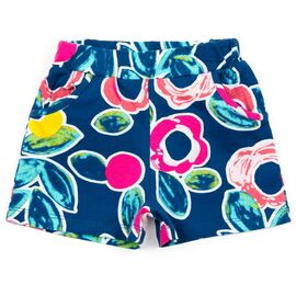 Шорти Lovetti трикотажные с цветами (8157-122G-blue)
