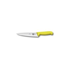 Кухонный нож Victorinox Fibrox разделочный 19 см, желтый (5.2008.19)