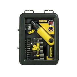 Отвертка Stanley реверсивная комплект + 22 насадки (0-63-022)