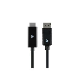 Кабель мультимедийный DisplayPort to HDMI 1.8m 2E (2E-W1705)
