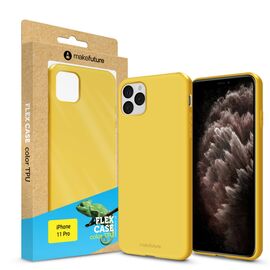 Чехол для моб. телефона MakeFuture Flex Case (Soft-touch TPU) Apple iPhone 11 Pro Yellow (MCF-AI11PYE)