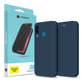 Чехол для моб. телефона MakeFuture Samsung A20s Flip (Soft-Touch PU) Blue (MCP-SA20SBL)
