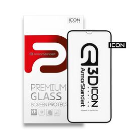 Скло захисне Armorstandart Icon 3D для Apple iPhone 11 Pro Max Black (ARM55717-GI3D-BK)