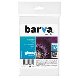 Фотобумага Barva 10x15 Everyday 180г Glossy 100с (IP-CE180-288)