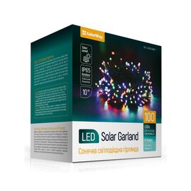Гирлянда ColorWay на солнечной батарее 10м 100Led IP65 цветная (CW-GO-100L10SBMC)