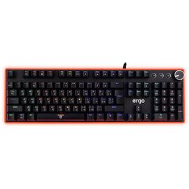 Клавиатура Ergo KB-955 Blue Switch RGB USB Black (KB-955)