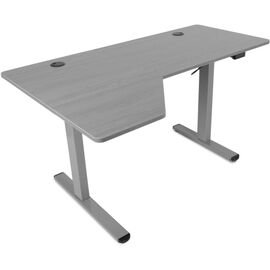 Комп'ютерний стіл Barsky User Left grey 1400*900 (VRU_el-03L)