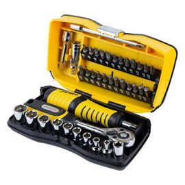 Набор инструментов Sigma насадок торцевых и бит 1/4" 39шт CrV (6003571)