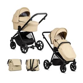 Коляска TUTIS 2 в 1 Mio Leather Beige (1232180)