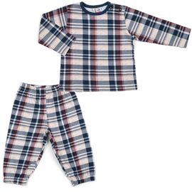 Пижама Breeze в клетку (8382-80-blue)