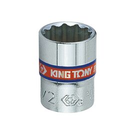 Головка торцевая KING TONY 1/4" 9/32" 12PT CHROME (233009S)