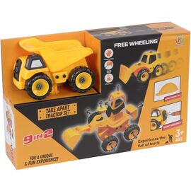 Конструктор Kaile Toys Строительная техника 9 в 1 (KL713-1)