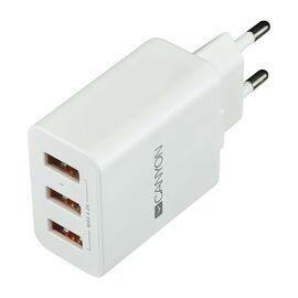 Зарядное устройство Canyon 3xUSB AC orange (CNE-CHA05W)
